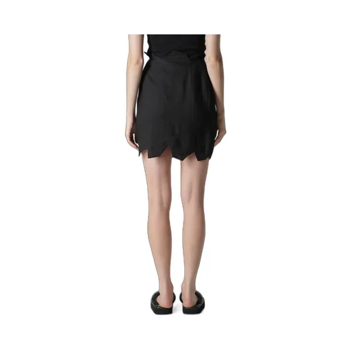 Ra Twill Zig Zag Mini Skirt