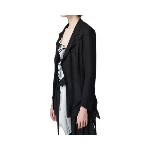 Short Front Pleated Jacket