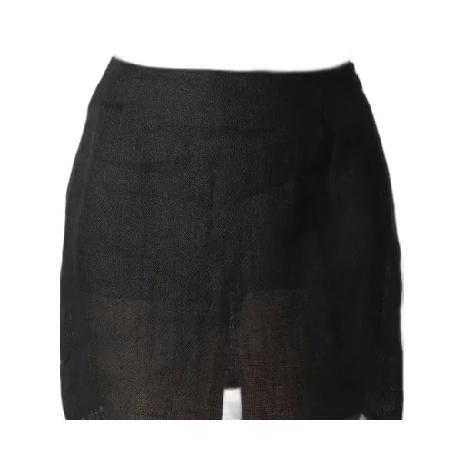 Li Double Gauze Basic Mini Skirt