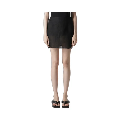 Li Double Gauze Basic Mini Skirt