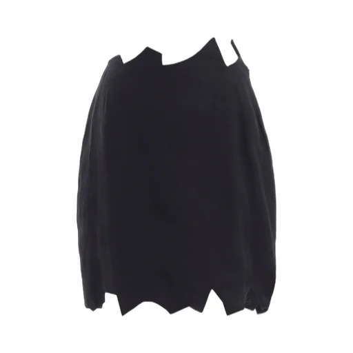 Ra Twill Zig Zag Mini Skirt