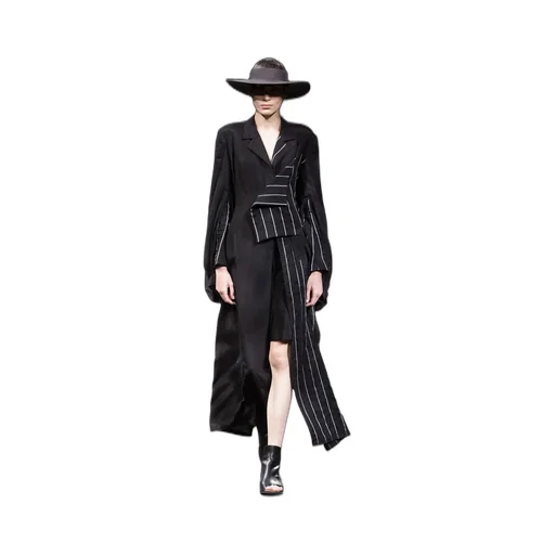 <207/1>+<014/1> Bishop Sleeves Long Coat