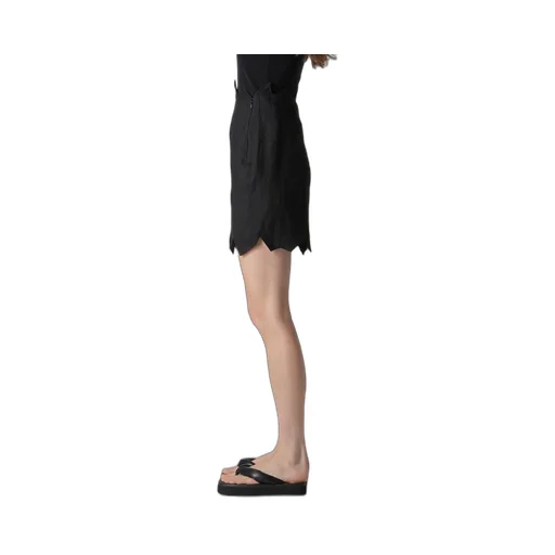 Ra Twill Zig Zag Mini Skirt
