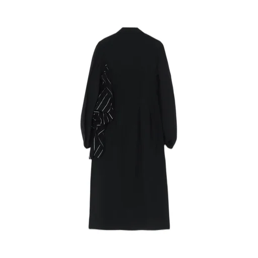 <207/1>+<014/1> Bishop Sleeves Long Coat