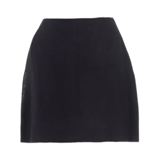 Li Double Gauze Basic Mini Skirt