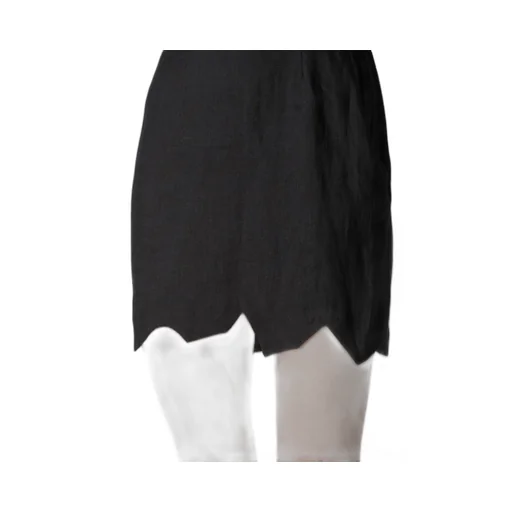 Ra Twill Zig Zag Mini Skirt