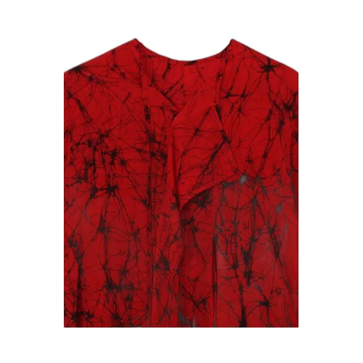 Batikk Lawn Draped Blouse A