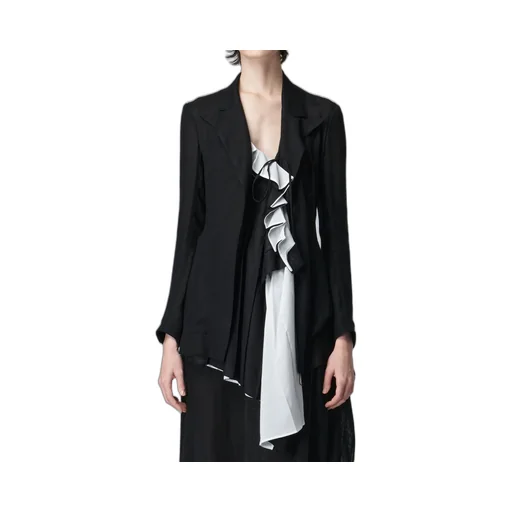 Short Front Pleated Jacket