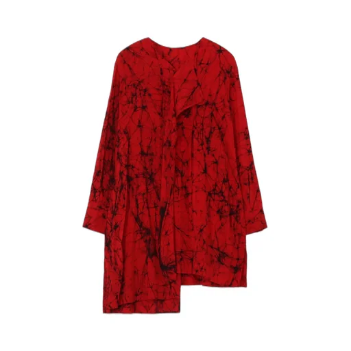 Batikk Lawn Draped Blouse A