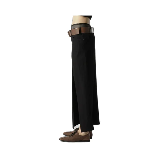 7.6Oz Uneven Yarn Denim L Slit Slim Fit Skirt