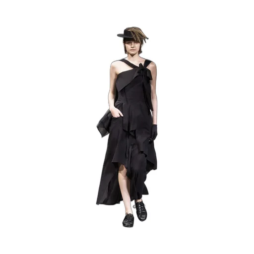 C/Chiffon R Rounded Double Layered S