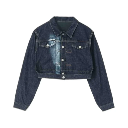 10 Oz Uneven Yarn Denim P.T Short Blouson