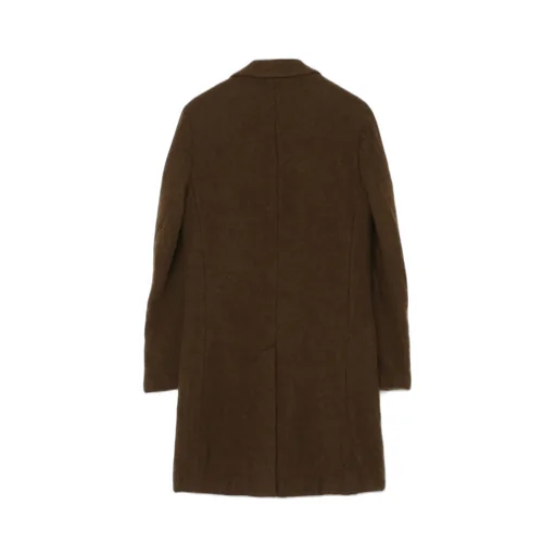 Fulling Wool Serge 1 Button Long Jacket