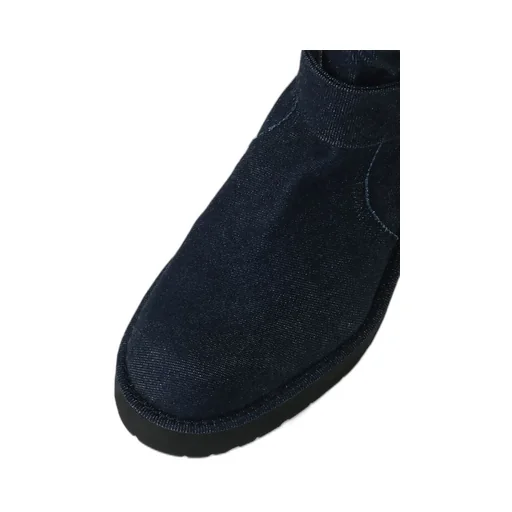 12 Oz Uneven Yarn Denim Long Strap Denim Boots