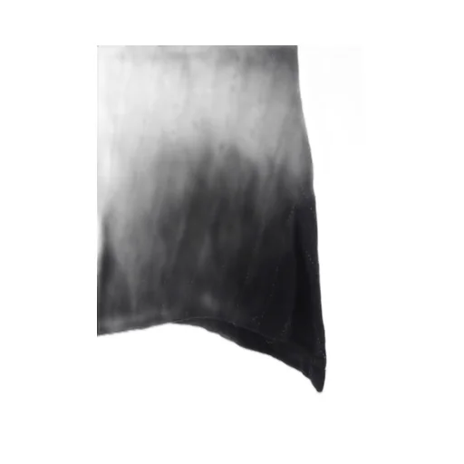 Wool Pinstripe Asymmetric Flare Skirt