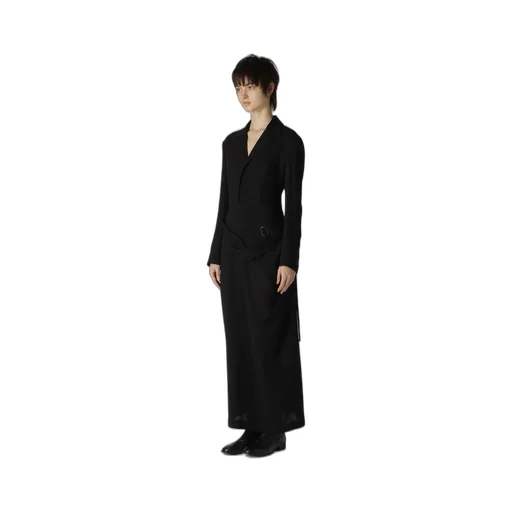 W/Ry Gauze Washer Open Collar Tailored Jacket