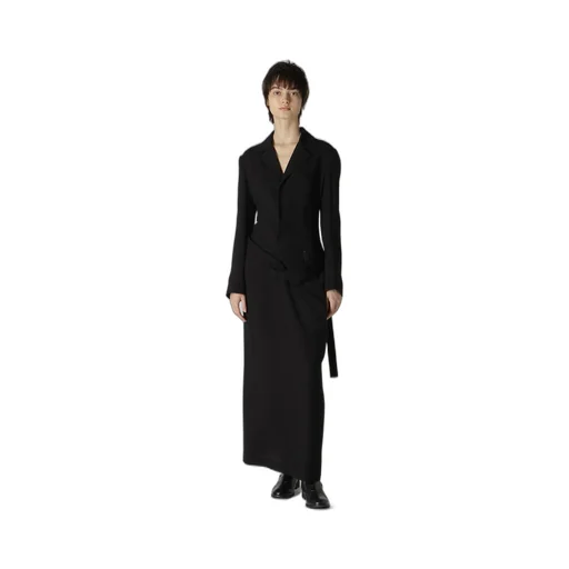 W/Ry Gauze Washer Open Collar Tailored Jacket