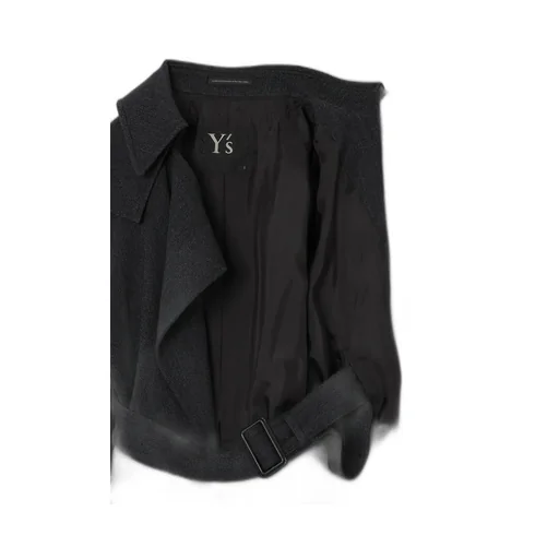 Stretch Flannel Trench Coat