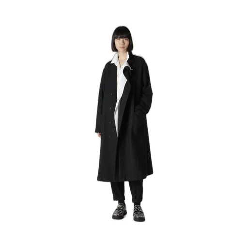 Wool Pinstripe Left Facing Jacket