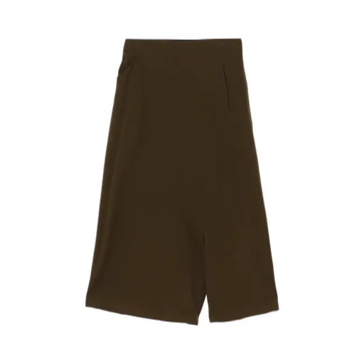 Wool Flannel Skirt-Pants