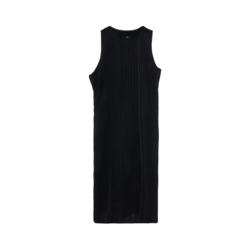 Wool Pinstripe Sleeveless Dress