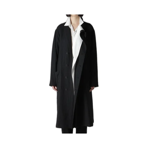 Wool Pinstripe Left Facing Jacket