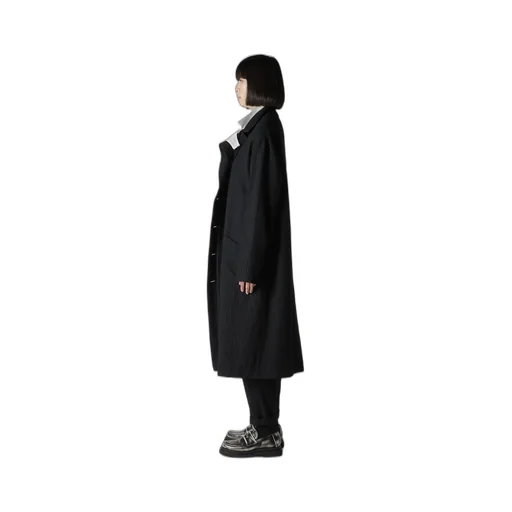Wool Pinstripe Left Facing Jacket