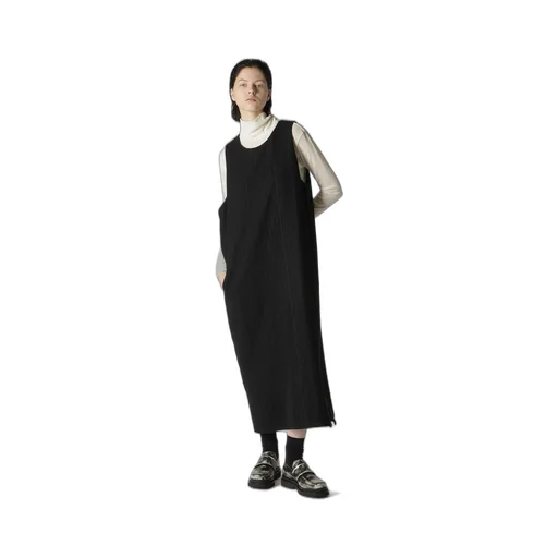 Wool Pinstripe Sleeveless Dress