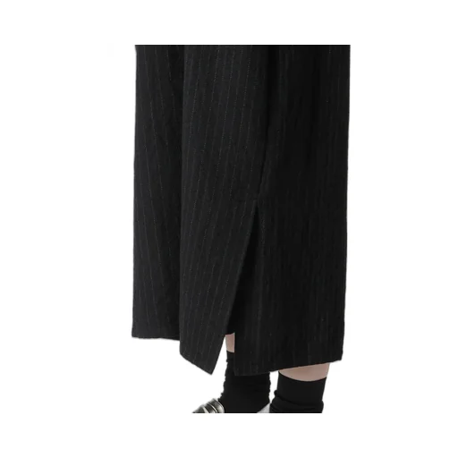 Wool Pinstripe Sleeveless Dress