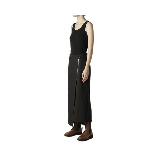 10Oz Denim Panelled Wrap Skirt