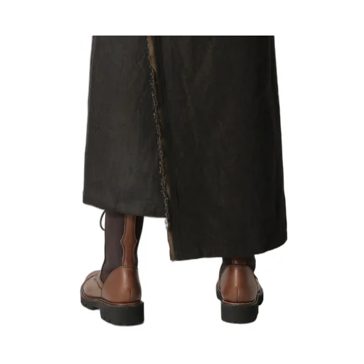 10Oz Denim Panelled Wrap Skirt