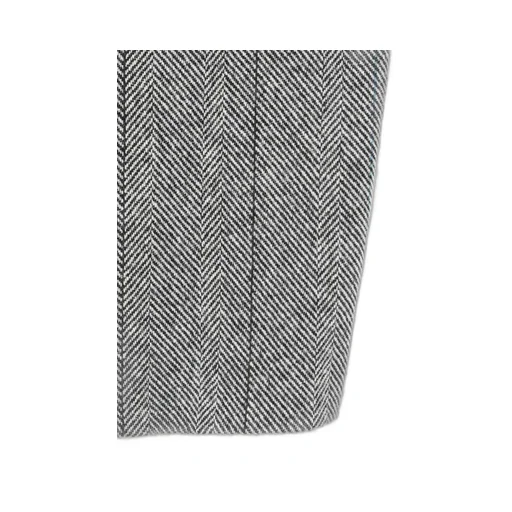 Wool Tweed Double Left Front Jacket