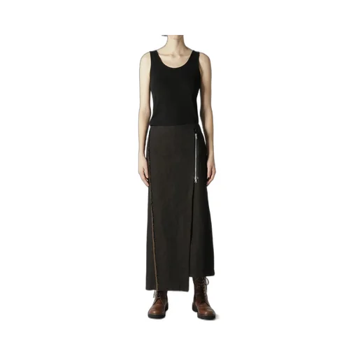 10Oz Denim Panelled Wrap Skirt