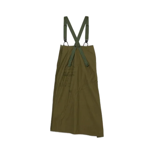 Military Tent Cloth Suspenders Skirt