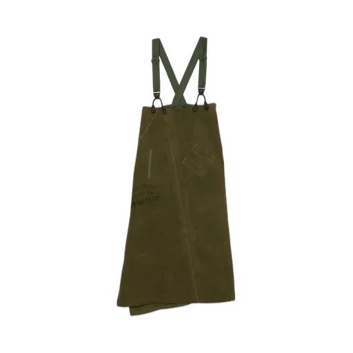 Military Tent Cloth Suspenders Skirt