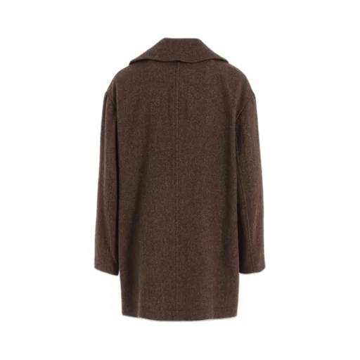 W/Li Herringbone Short Coat
