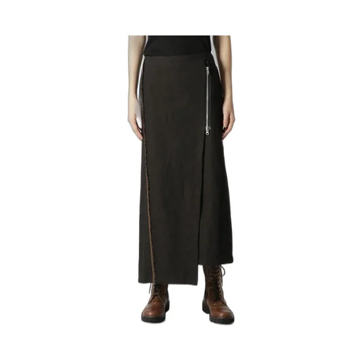 10Oz Denim Panelled Wrap Skirt