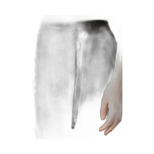 10Oz Denim Panelled Wrap Skirt