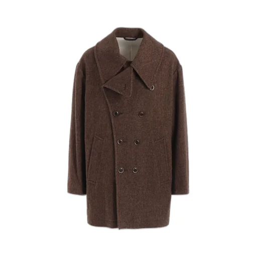W/Li Herringbone Short Coat