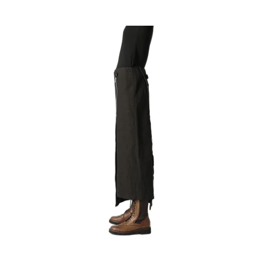 10Oz Denim Panelled Wrap Skirt