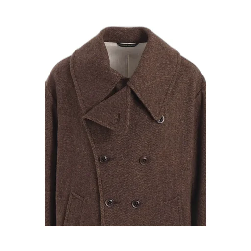 W/Li Herringbone Short Coat