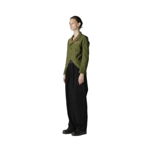 Military Tent Cloth Swallowtail Tailored Jacket