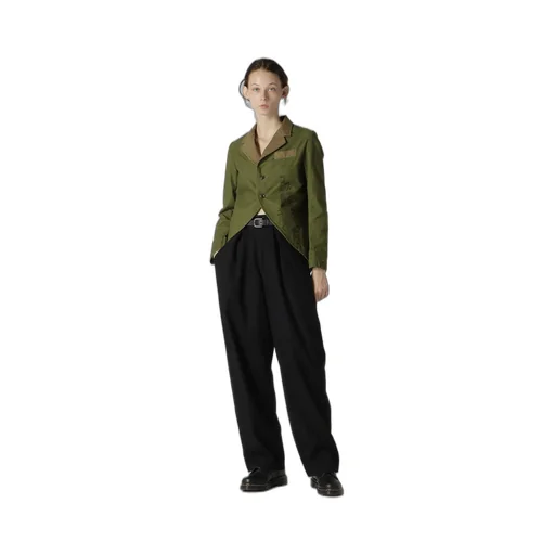 Military Tent Cloth Swallowtail Tailored Jacket