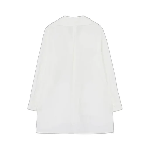 Powder Snow Wash Cotton Asymmetric Shirt