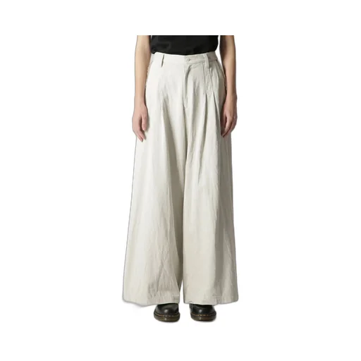 10Oz Denim Double Pleated Wide Leg Pants