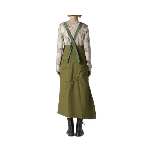 Military Tent Cloth Suspenders Skirt