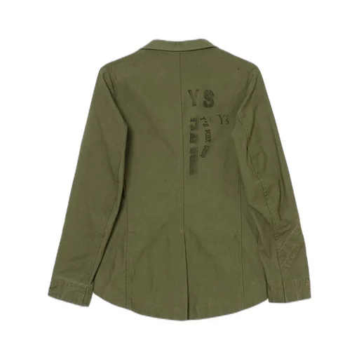 Military Tent Cloth Swallowtail Tailored Jacket