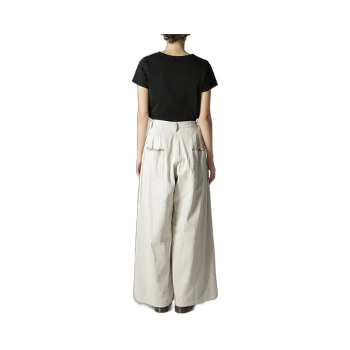 10Oz Denim Double Pleated Wide Leg Pants