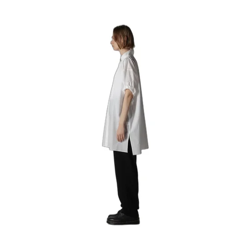 60 Lawn Powder Snow Washer Cut Out Collar Blouse