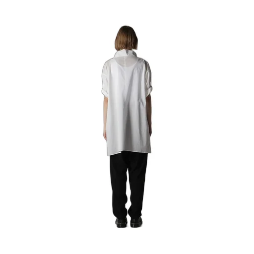 60 Lawn Powder Snow Washer Cut Out Collar Blouse